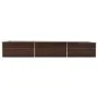 Brown galvanized steel garden bed 480x80x77 cm by vidaXL, Pots and planters - Ref: Foro24-47070, Price: 152,25 €, Discount: %