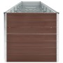 Braunes Gartenbett aus verzinktem Stahl, 480 x 80 x 77 cm von vidaXL, Töpfe und Pflanzgefäße - Ref: Foro24-47070, Preis: 151,...