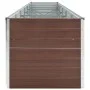 Braunes Gartenbett aus verzinktem Stahl, 480 x 80 x 77 cm von vidaXL, Töpfe und Pflanzgefäße - Ref: Foro24-47070, Preis: 160,...
