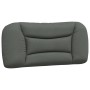 Dunkelgrauer Stoffbettrahmen mit Kopfteil 90x190 cm von , Betten und Lattenroste - Ref: Foro24-3207738, Preis: 153,26 €, Raba...