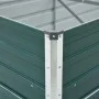 Arriate de acero galvanizado verde 400x80x45 cm de vidaXL, Maceteros y jardineras - Ref: Foro24-47057, Precio: 84,94 €, Descu...