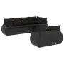 7-piece garden dining set and black synthetic rattan cushions by , Garden sets - Ref: Foro24-3253942, Price: 512,34 €, Discou...