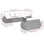 7-piece garden dining set and black synthetic rattan cushions by , Garden sets - Ref: Foro24-3253942, Price: 512,34 €, Discou...