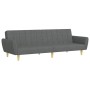 2-Sitzer-Schlafsofa mit Hocker aus dunkelgrauem Stoff von , Sofas - Ref: Foro24-3216247, Preis: 324,67 €, Rabatt: %