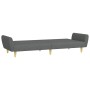 2-Sitzer-Schlafsofa mit Hocker aus dunkelgrauem Stoff von , Sofas - Ref: Foro24-3216247, Preis: 324,67 €, Rabatt: %