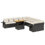 11-piece garden sofa set and black synthetic rattan cushions by , Garden sets - Ref: Foro24-3271945, Price: 649,47 €, Discoun...
