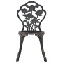 Bistro-Gartenstühle, 2 Stück, Aluminiumguss, bronzefarben von vidaXL, Gartenstühle - Ref: Foro24-47862, Preis: 152,84 €, Raba...