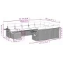 11-piece garden sofa set and gray synthetic rattan cushions by , Modular outdoor sofas - Ref: Foro24-3224751, Price: 634,45 €...