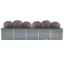 Gray galvanized steel garden bed 400x80x77 cm by vidaXL, Pots and planters - Ref: Foro24-47060, Price: 143,49 €, Discount: %