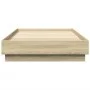 Estructura de cama madera de ingeniería roble Sonoma 90x200 cm de , Camas y somieres - Ref: Foro24-839604, Precio: 86,01 €, D...
