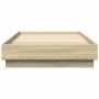 Estructura de cama madera de ingeniería roble Sonoma 90x200 cm de , Camas y somieres - Ref: Foro24-839604, Precio: 86,99 €, D...