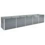 Gray galvanized steel garden bed 400x80x77 cm by vidaXL, Pots and planters - Ref: Foro24-47060, Price: 143,49 €, Discount: %