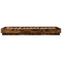 Estructura de cama contrachapada roble ahumado 90x200 cm de , Camas y somieres - Ref: Foro24-839606, Precio: 87,07 €, Descuen...