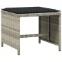 Garden dining set 11 pieces and gray synthetic rattan cushions by , Garden sets - Ref: Foro24-3211331, Price: 566,95 €, Disco...