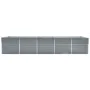Arriate de jardín de acero galvanizado gris 400x80x77 cm de vidaXL, Maceteros y jardineras - Ref: Foro24-47060, Precio: 143,8...