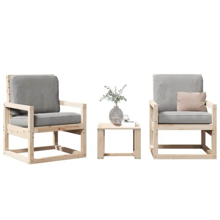 Gartenmöbel-Set 3-teilig aus massivem Kiefernholz von , Gartensets - Ref: Foro24-832552, Preis: 114,74 €, Rabatt: %