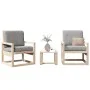 Gartenmöbel-Set 3-teilig aus massivem Kiefernholz von , Gartensets - Ref: Foro24-832552, Preis: 114,74 €, Rabatt: %