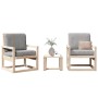 Juego de muebles de jardín 3 piezas madera maciza de pino de , Conjuntos de jardín - Ref: Foro24-832552, Precio: 136,75 €, De...