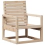 Juego de muebles de jardín 3 piezas madera maciza de pino