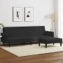 2-Sitzer-Schlafsofa mit schwarzem Samthocker von , Sofas - Ref: Foro24-3216239, Preis: 338,10 €, Rabatt: %
