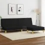 2-Sitzer-Schlafsofa mit schwarzem Stoffhocker von , Sofas - Ref: Foro24-3216226, Preis: 301,16 €, Rabatt: %