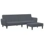 2-seater sofa bed with dark gray velvet stool by , Sofas - Ref: Foro24-3216251, Price: 319,50 €, Discount: %