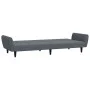 2-Sitzer-Schlafsofa mit dunkelgrauem Samthocker von , Sofas - Ref: Foro24-3216251, Preis: 319,50 €, Rabatt: %