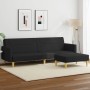 2-seater sofa bed with black fabric stool by , Sofas - Ref: Foro24-3216245, Price: 332,16 €, Discount: %