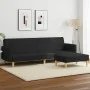 2-seater sofa bed with black fabric stool by , Sofas - Ref: Foro24-3216245, Price: 332,86 €, Discount: %