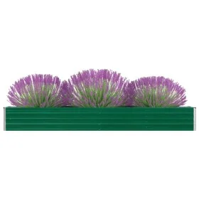 Grünes Gartenbett aus verzinktem Stahl, 320 x 40 x 45 cm von vidaXL, Töpfe und Pflanzgefäße - Ref: Foro24-47053, Preis: 57,64...