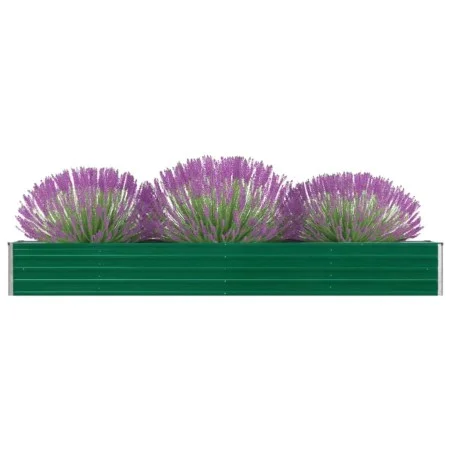 Grünes Gartenbett aus verzinktem Stahl, 320 x 40 x 45 cm von vidaXL, Töpfe und Pflanzgefäße - Ref: Foro24-47053, Preis: 58,31...