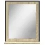 Bathroom mirror with Sonoma engineered wood shelf 50x12x60 cm by , Dressing tables - Ref: Foro24-842417, Price: 44,39 €, Disc...