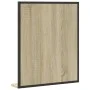 Bathroom mirror with Sonoma engineered wood shelf 50x12x60 cm by , Dressing tables - Ref: Foro24-842417, Price: 44,39 €, Disc...