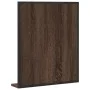Badezimmerspiegel mit brauner Ablage aus Holzwerkstoff, 50 x 12 x 60 cm von , Schminktische - Ref: Foro24-842420, Preis: 38,1...