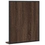 Bathroom mirror with brown engineered wood shelf 50x12x60 cm by , Dressing tables - Ref: Foro24-842420, Price: 38,61 €, Disco...