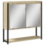 Badezimmerspiegelschrank aus Sonoma-Eichenholz, 60 x 16 x 60 cm von , Schminktische - Ref: Foro24-842422, Preis: 59,40 €, Rab...