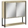 Badezimmerspiegelschrank aus Sonoma-Eichenholz, 60 x 16 x 60 cm von , Schminktische - Ref: Foro24-842422, Preis: 56,05 €, Rab...