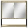 Badezimmerspiegelschrank aus Sonoma-Eichenholz, 60 x 16 x 60 cm von , Schminktische - Ref: Foro24-842422, Preis: 56,05 €, Rab...