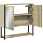 Badezimmerspiegelschrank aus Sonoma-Eichenholz, 60 x 16 x 60 cm von , Schminktische - Ref: Foro24-842422, Preis: 56,05 €, Rab...
