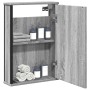 Armario con espejo de baño madera gris Sonoma 42x12x60 cm de , Tocadores - Ref: Foro24-842434, Precio: 47,30 €, Descuento: %