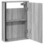 Sonoma gray wood bathroom mirror cabinet 42x12x60 cm by , Dressing tables - Ref: Foro24-842434, Price: 47,23 €, Discount: %
