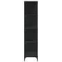 Bookcase with 4 steps in black engineered wood 139x33.5x149 cm by , Bookcases and shelves - Ref: Foro24-842476, Price: 124,65...