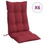 High Back Chair Cushions 6 Pcs Red Red Oxford Fabric by , Cushions for chairs and sofas - Ref: Foro24-377631, Price: 137,01 €...