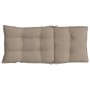 High back chair cushions 4 pcs gray taupe Oxford fabric by , Cushions for chairs and sofas - Ref: Foro24-377627, Price: 106,3...