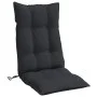Cojines de silla con respaldo alto 6 uds tela Oxford negro de , Cojines para sillas y sofás - Ref: Foro24-377625, Precio: 137...