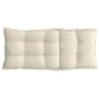 Kissen für Hochlehner, 6 Stück, cremefarbener Oxford-Stoff von , Kissen für Stühle und Sofas - Ref: Foro24-377610, Preis: 106...