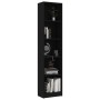 5-tier black plywood shelving unit 40x24x175 cm by vidaXL, Bookcases and shelves - Ref: Foro24-800847, Price: 90,57 €, Discou...