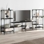 Schwarzer TV-Schrank aus Holzwerkstoff, 206,5 x 28,5 x 95 cm von , TV-Möbel - Ref: Foro24-842481, Preis: 95,95 €, Rabatt: %
