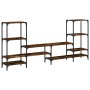 TV-Schrank aus geräuchertem Eichenholzwerkstoff, 206,5 x 28,5 x 95 cm von , TV-Möbel - Ref: Foro24-842483, Preis: 92,44 €, Ra...