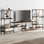 TV-Schrank aus geräuchertem Eichenholzwerkstoff, 206,5 x 28,5 x 95 cm von , TV-Möbel - Ref: Foro24-842483, Preis: 92,44 €, Ra...
